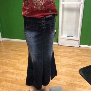 Jean skirt